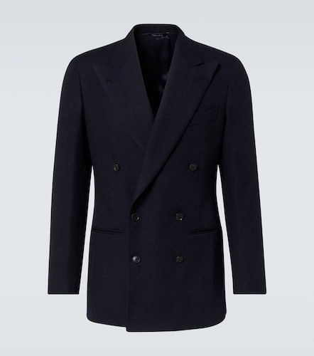 Saman Amel Blazer de sarga de lana - Saman Amel - Modalova
