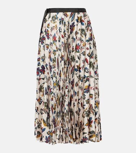 Sacai Printed pleated midi skirt - Sacai - Modalova