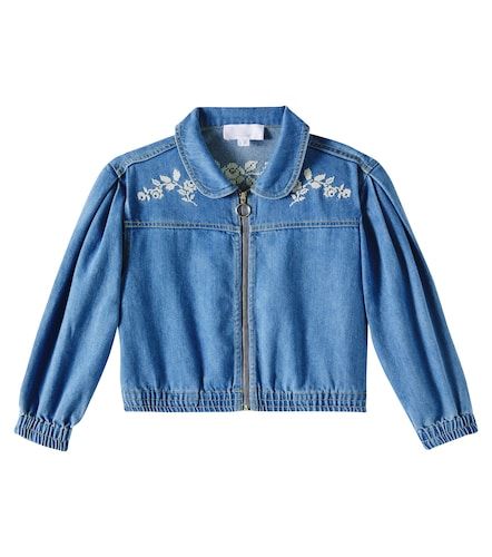 Chaqueta bomber Jacky de denim bordada - C'era Una Volta - Modalova
