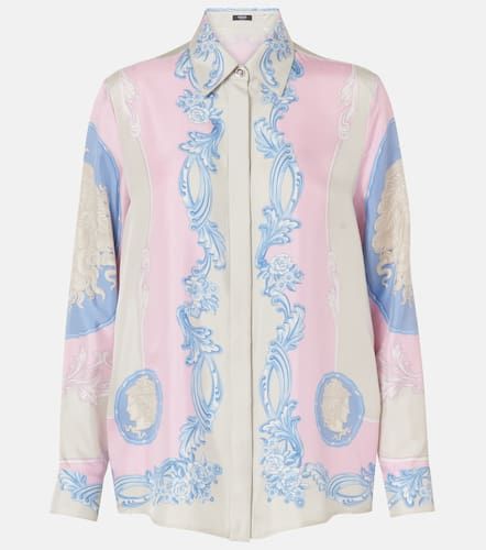 Versace Camisa Medusa Cameo de seda - Versace - Modalova