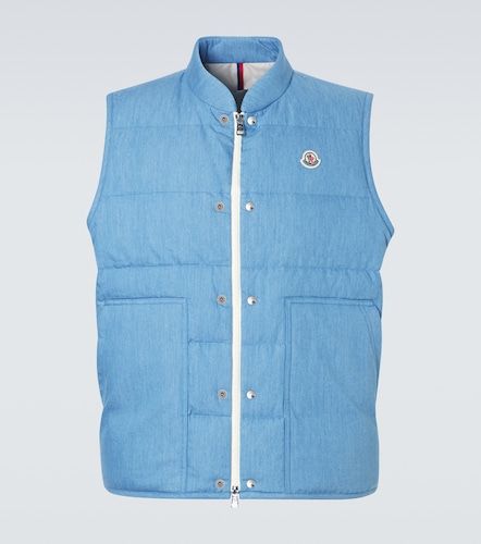 Moncler Heceta denim down vest - Moncler - Modalova