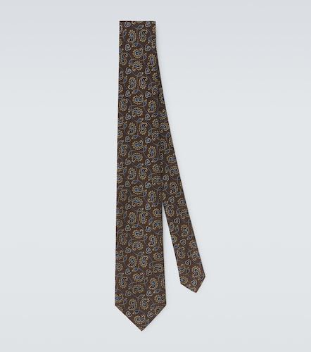 Corbata de jacquard de seda con paisley - Charvet - Modalova