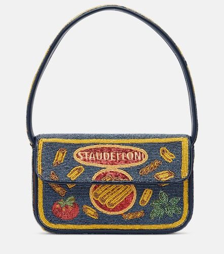 Borsa a spalla Tommy Small con perline - Staud - Modalova