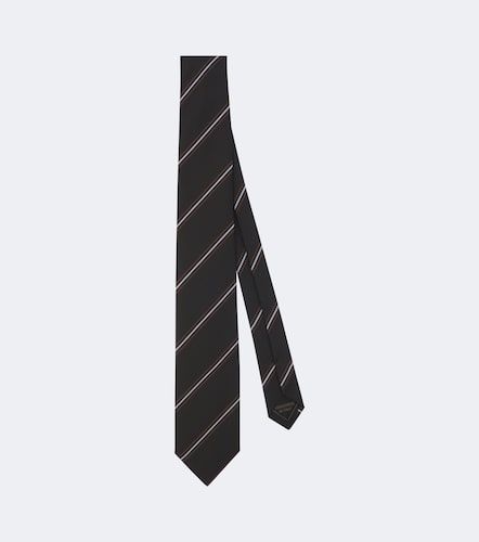 Corbata de jacquard de seda a rayas - Brioni - Modalova