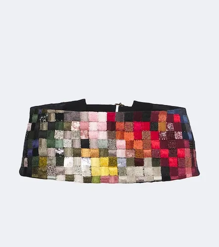 Cinturón adornado con patchwork - Dries Van Noten - Modalova