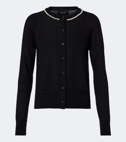 Cardigan in lana e seta - Simone Rocha - Modalova