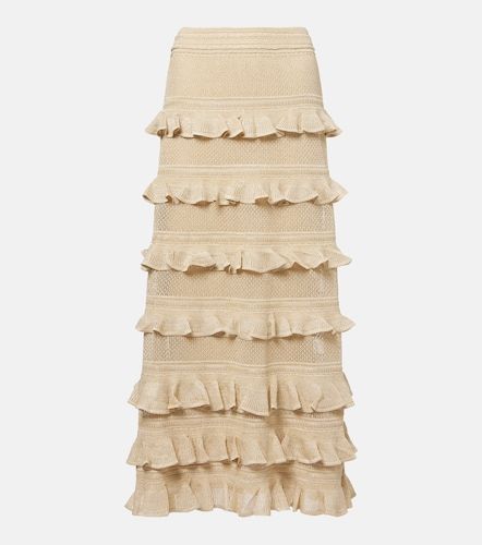 Falda larga Hypnotic de lamé a capas - Zimmermann - Modalova