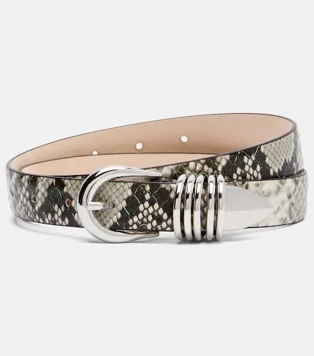Hollyhock snake-effect leather belt - Dehanche - Modalova