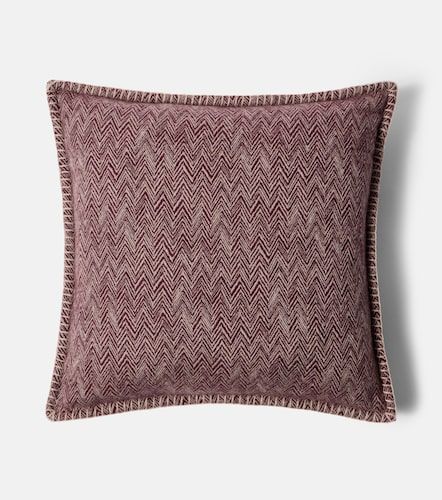 Cuscino Camelia in lana e cashmere a zig zag - Missoni - Modalova