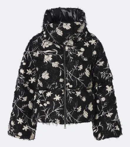 Moncler Floral sequined down jacket - Moncler - Modalova
