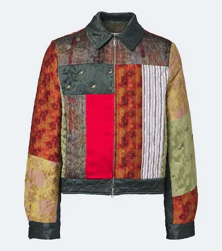 Verzierte Jacke aus Jacquard - Dries Van Noten - Modalova