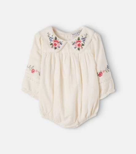 Bebé - body de algodón floral bordado - Emile et Ida - Modalova