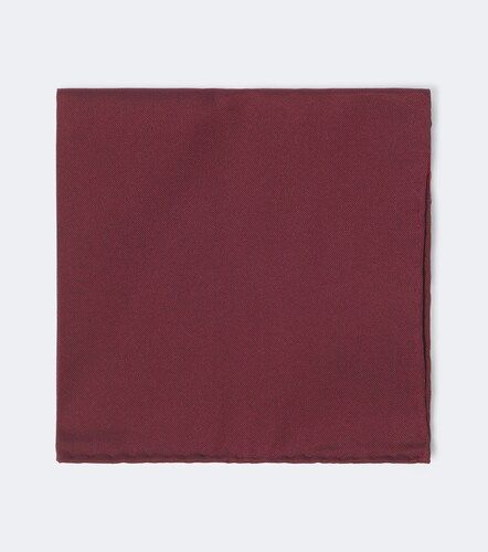 Silk pocket square - Brunello Cucinelli - Modalova
