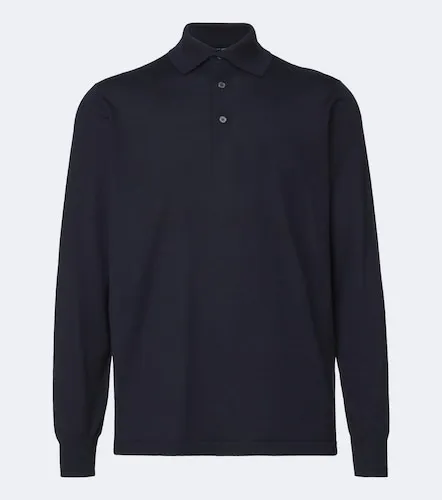 Cashmere and silk polo sweater - Thom Sweeney - Modalova