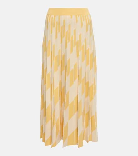 Pleated technical midi skirt - Tory Sport - Modalova