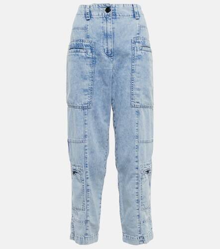 Chambray high-rise cargo jeans - Proenza Schouler - Modalova