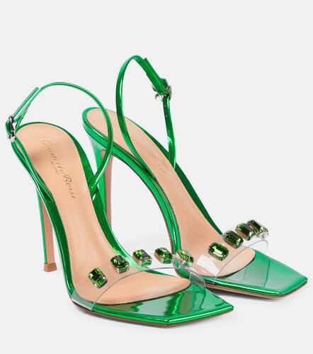 Ribbon Candy 105 leather sandals - Gianvito Rossi - Modalova