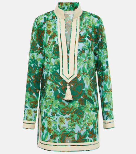 Printed Tory cotton tunic - Tory Burch - Modalova