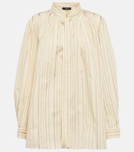 Orton striped cotton and silk-blend shirt - Joseph - Modalova