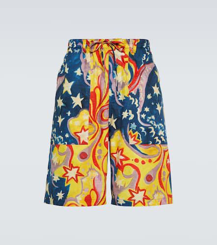 X No Vacancy Inn printed cotton shorts - Marni - Modalova