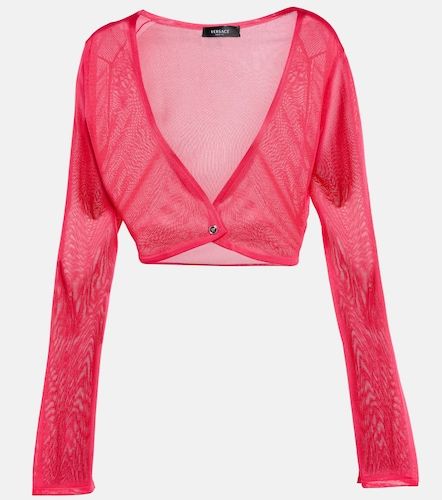 Versace Cárdigan Medusa cropped - Versace - Modalova