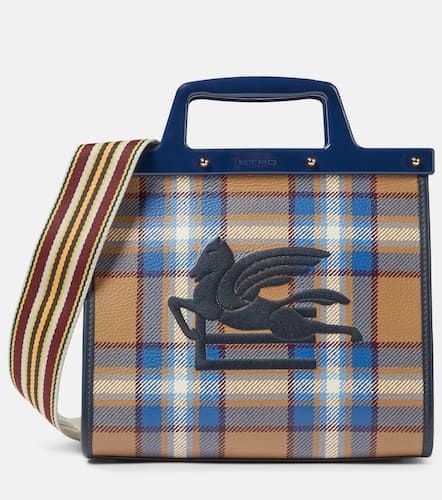 Love Trotter Small checked tote bag - Etro - Modalova