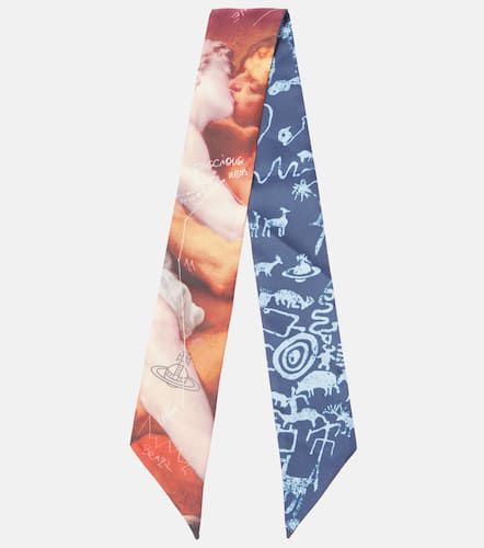 Pañuelo de sarga de seda estampado - Vivienne Westwood - Modalova
