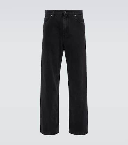 Jeans a gamba larga con logo - Dolce&Gabbana - Modalova