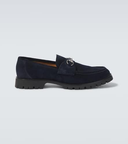 Gucci Horsebit suede loafers - Gucci - Modalova