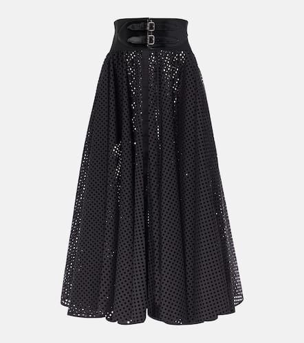 AlaÃ¯a Cotton-blend midi skirt - Alaia - Modalova