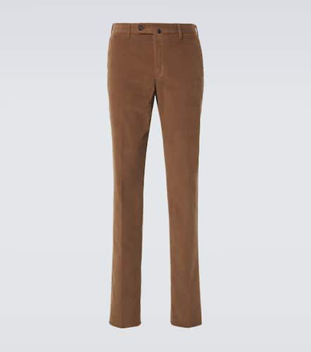 Cotton corduroy straight pants - Incotex - Modalova