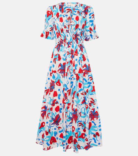 Avery floral cotton-blend maxi dress - Diane von Furstenberg - Modalova