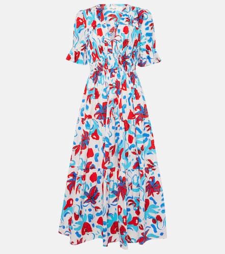 Avery floral cotton-blend maxi dress - Diane von Furstenberg - Modalova