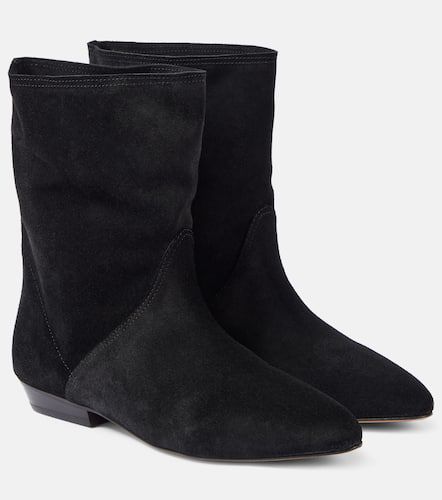 Slaine suede ankle boots - Isabel Marant - Modalova