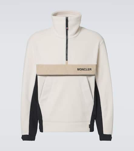 Fleece half-zip sweater - Moncler Grenoble - Modalova