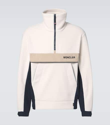 Fleece half-zip sweater - Moncler Grenoble - Modalova