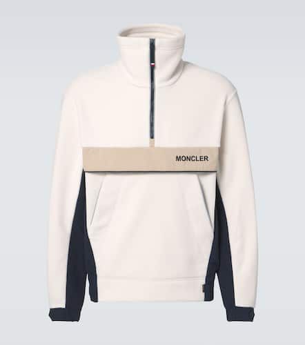 Jersey Fleece con media cremallera - Moncler Grenoble - Modalova