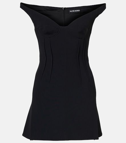 David Koma Off-Shoulder Minikleid - David Koma - Modalova