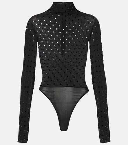 AlaÃ¯a Embellished jersey bodysuit - Alaia - Modalova