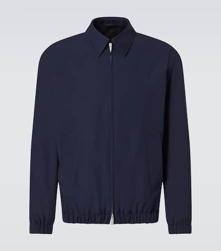 Wool and cotton bomber jacket - Lardini - Modalova