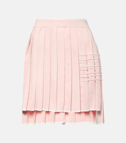Minifalda de algodón plisada - Thom Browne - Modalova