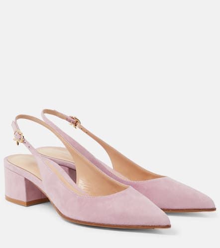 Piper 45 suede slingback pumps - Gianvito Rossi - Modalova