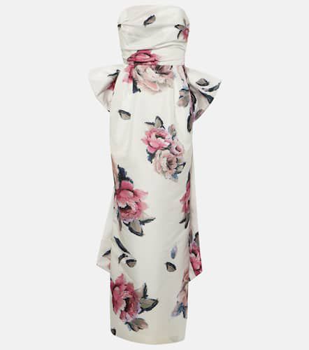 Aveline floral strapless taffeta gown - Rebecca Vallance - Modalova