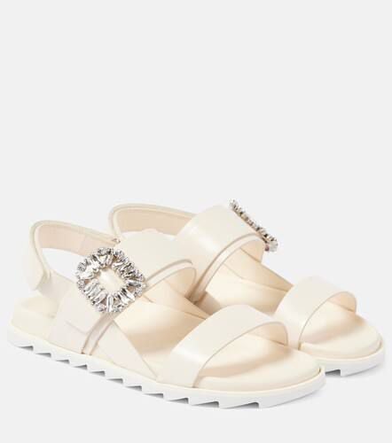 Slidy Viv' embellished leather sandals - Roger Vivier - Modalova