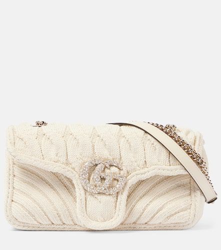 GG Marmont Small knitted shoulder bag - Gucci - Modalova