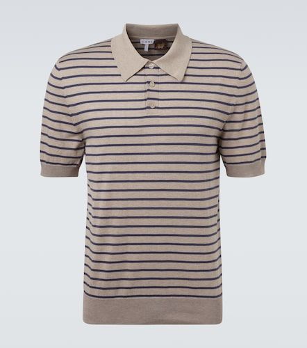 Polo en mezcla de algodón a rayas - Loewe - Modalova