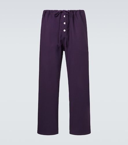Pantaloni a gamba larga Astor in lana - Bode - Modalova