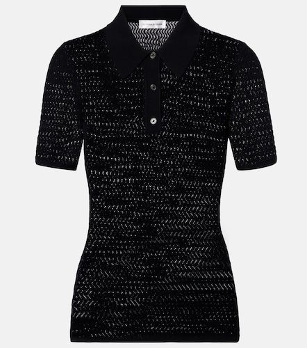Victoria Beckham Polo de pointelle - Victoria Beckham - Modalova
