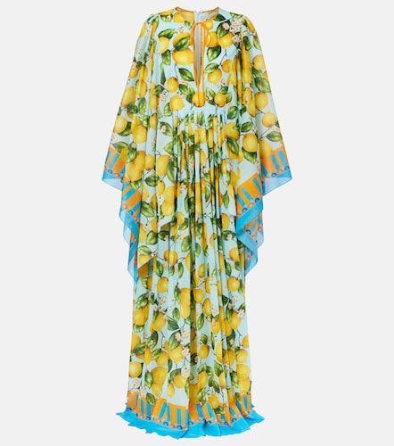 Caftán Taormina de algodón estampado - Dolce&Gabbana - Modalova