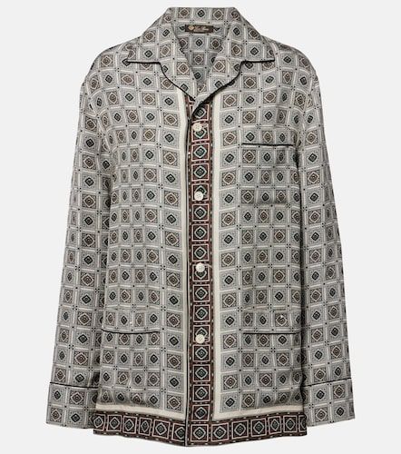 Camisa Lian de sarga de seda estampada - Loro Piana - Modalova